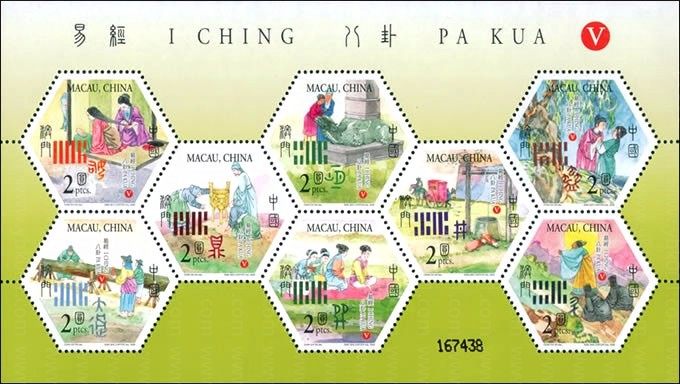 (澳)易经八卦五套票 参考图