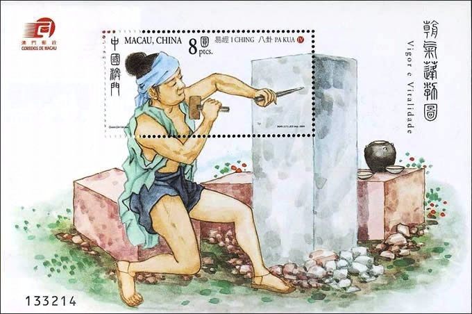 (澳)易经八卦四小型张 参考图
