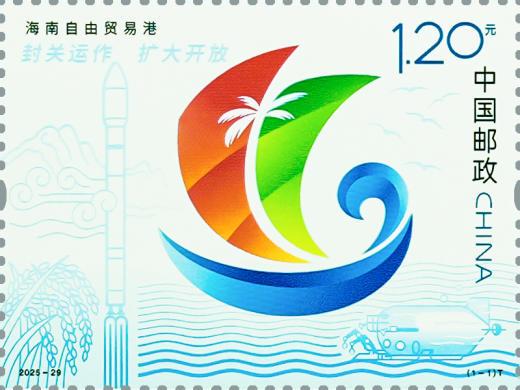 25年海南自由贸易港套票 参考图