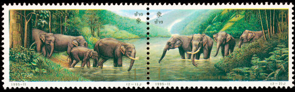 1995-11 中泰建交二十周年（中国与泰国联合发行）(J) 品种参考图