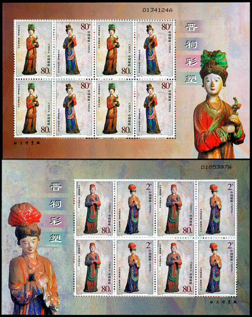 晋祠彩塑（2003-15） 参考图