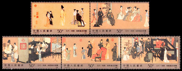 韩熙载夜宴图（T158） 参考图