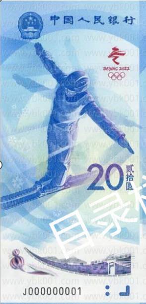 第24届冬季奥林匹克运动会纪念钞(雪上)